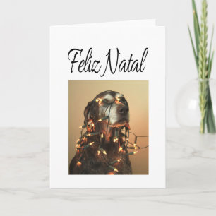 Festividades Feliz Natal, cartão de Natal português