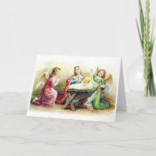 Festividades Feliz Natal - Cartão de Saudação de Cristo