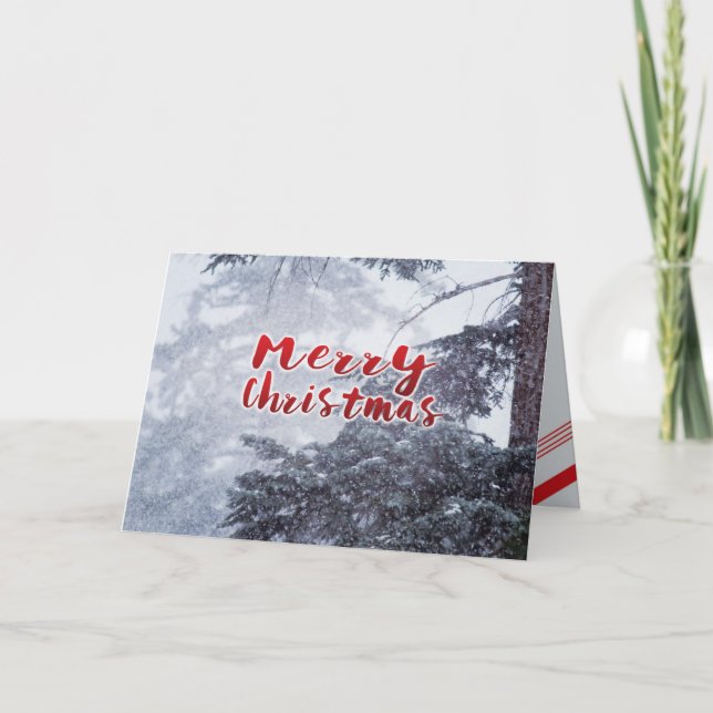 Festividades Feliz Natal | Cartão de Saudação Fotográfica (Frente)