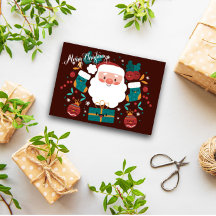 Feliz Natal - Diversão de Cartão de Saudação e Bri