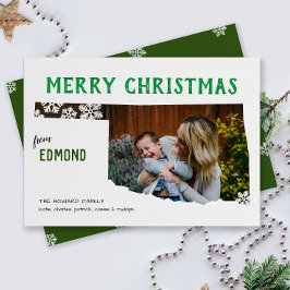 Festividades Feliz Natal do Cartão de Férias de Oklahoma