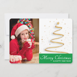 Festividades Feliz Natal e Cartão com fotos de Boas Votações do