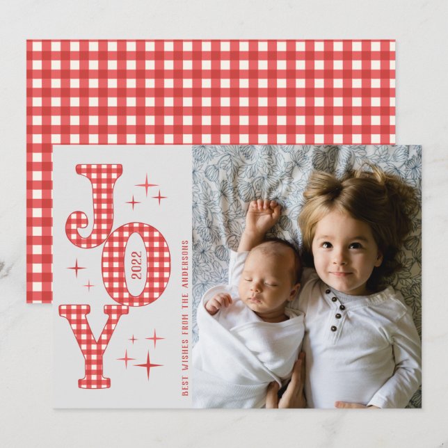 Festividades Feliz Natal e Cartão com fotos de Natal de Ano Nov (Frente/Verso)