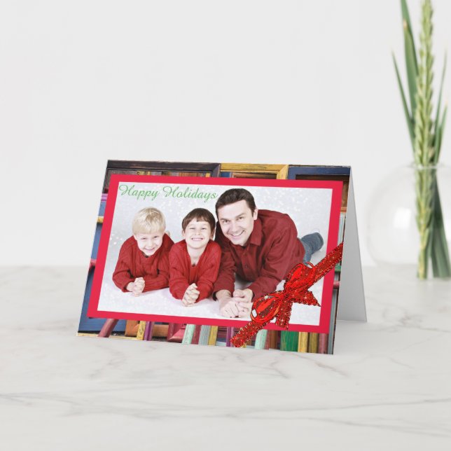 Festividades Feliz Natal Feriados - Quadros Coloridos Cartão de (Frente)