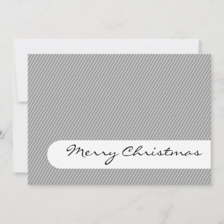 Festividades Feliz Natal - Stripes - Cartão de Saudações