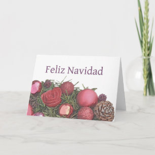 Festividades Feliz Navidad - cartão de natal espanhol