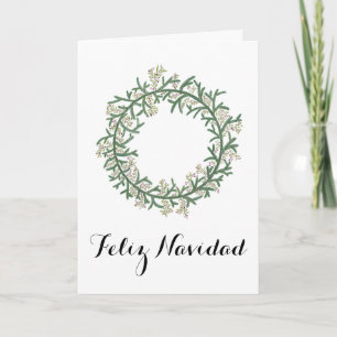 Festividades Feliz Navidad, Cartão de Natal Espanhol