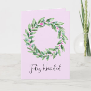 Festividades Feliz Navidad, Cartão de Natal Espanhol