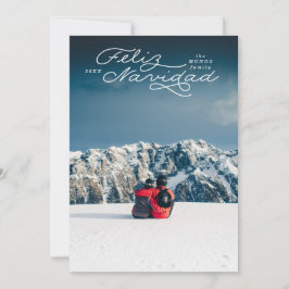 Festividades Feliz Navidad, Cartão de Natal Espanhol, cartão co