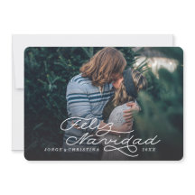 Feliz Navidad, Cartão de Natal Espanhol, cartão co