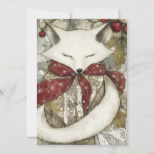 Fen a Raposa | Cartão de Natal Woodland Whimsy