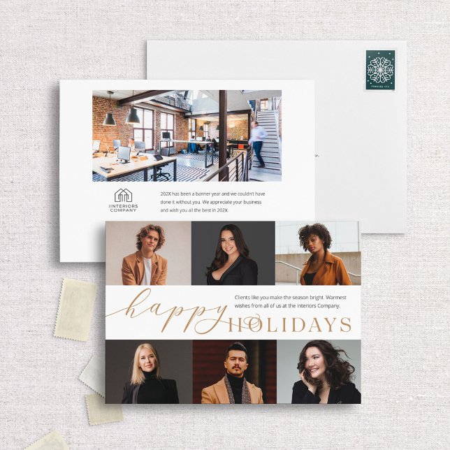 Festividades Feriados felizes 6 Cartão de Feriado Empresarial d (Criador carregado)