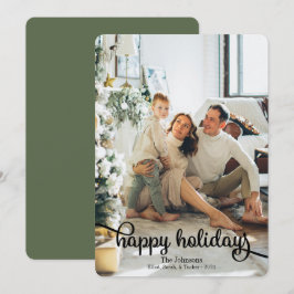 Festividades Feriados felizes Cartão de Férias de Natal