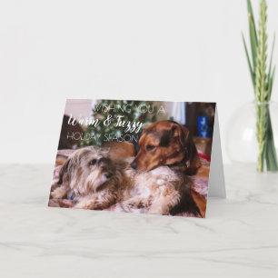 Festividades Férias Quentes e Fofas - Cartão de Cachorro Fofo
