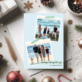 Festividades Fita Listrada Festiva - V1 - Cartão Plano de Féria