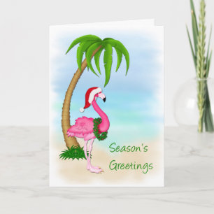 Festividades Flamingo Palm - Cartão de Voto de Árvore