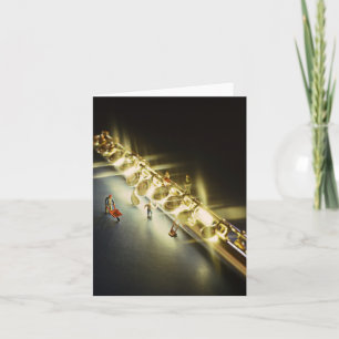 Festividades Flauta ou de cartão ou de nota do Flutist cartão