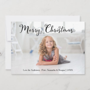 Festividades Foto de Feliz Natal com Fonte Giratória - Cartão d