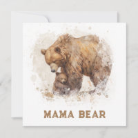 *~* Foto MAMA ursa Ap72 Cartão de Dia das Mães sim