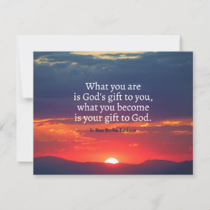 Festividades Fr. Cartão de Cotação Hans Urs Von Balthasar