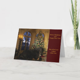 Festividades Frísia Mare Abaixo do Cartão de Natal de Árvore