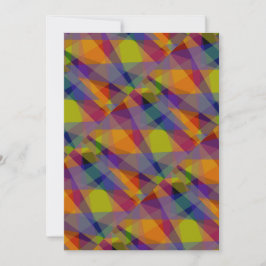 Festividades Geométrico Escuro - Cartão de Saudação