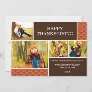FESTIVIDADES GOBBLE   CARTÃO COM FOTOS DE OBRIGAÇÃO