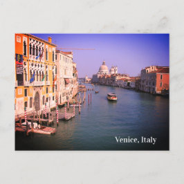 Festividades Gostaria de estar em Veneza, cartão postal italian