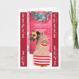 Festividades Grande Cartão de Voto de Cachorro