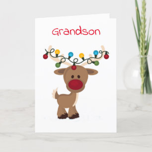 FESTIVIDADES **GRANDSON ESPECIAL** CARTÃO DE FERIADO DE NATAL D