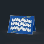 Festividades Hanukkah Sparkle Dourado Stars - Cartão de Saudaçã<br><div class="desc">Nosso cartão de saudação às estrelas Douradas de Chanucá com brilho e brilho é uma maneira divertida, elegante e elegante de desejar a família, amigos e clientes um Feliz Chanucá/Chanukah. Precisa de ajuda com este design? Quer ver outras cores ou variações de design? Envie um e-mail para BestDressedBread@gmail.com. Para mais...</div>