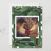 Holly Days | Cartão Feliz Natal de Férias