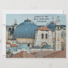 Festividades Igreja de Santo Sepulcher, Jerusalém, Cartão de Fé