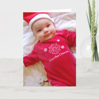 Festividades Imagem Retrato Cartão com fotos de Natal