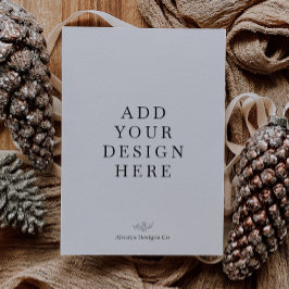 Festividades Impressão de cartão de feriado de 5 x 7"