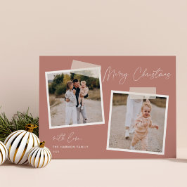 Festividades Instantâneo | Feliz Natal Cartão de Férias Dois