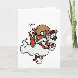 Festividades Isto são Papais noeis! (sem fundo) cartão de sauda