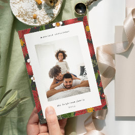 Festividades Jardim de inverno | Cartão com fotos de férias