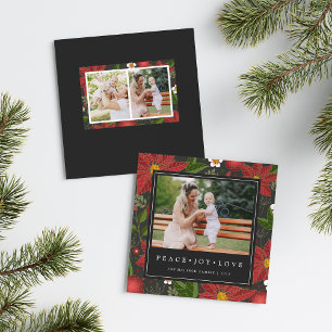 Festividades Jardim de inverno Cartão com fotos de férias q