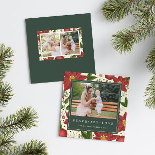 Festividades Jardim de inverno Cartão com fotos de Férias Qua