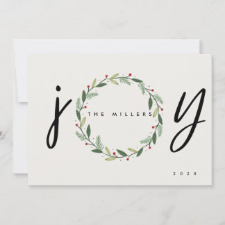 Festividades JOY | 3 Cartão de Voto Familiar de Fotografias