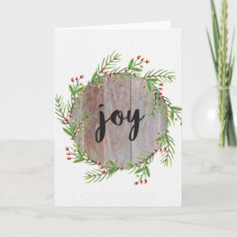 Festividades Joy - Cartão de Saudação de Natal