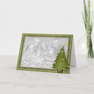 Festividades KRW diversão Lil Cartão com fotos da árvore de Nat