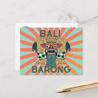 Festividades Legado de Barong: Cartão postal Vintage Bali