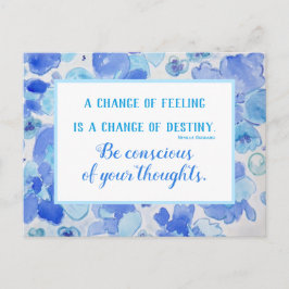 Festividades Lei de citação inspiracional do cartão postal de a