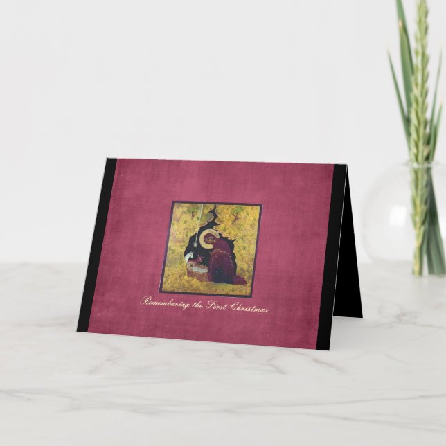 Festividades Lembrar cartão de saudação de Natal (Frente)