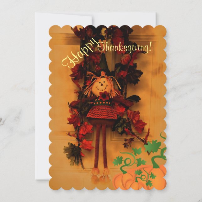 Festividades Lembre-se de contar suas bênçãos Cartão de Ação de (Frente)