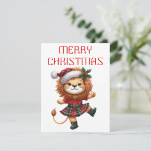 Festividades Lion Cub Dançante - Cartão de Natal