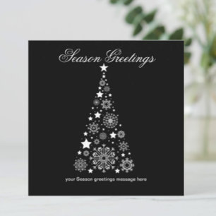Festividades Logotipo corporativo Saudações Feliz Cartão de Fér