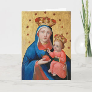 Festividades Madonna e Cristo - Cartão de Natal